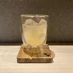 焼鳥 町子 - 鳳凰美田 桃酒（550円）