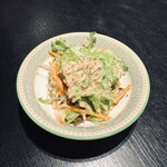 勝野焼肉 - サラダ（ごまドレッシング）