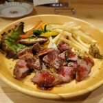 カジュアルフレンチBar 7FUKU - サーロインステーキのハーフ