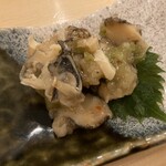 炭処 鳥で通 - つぶわさび