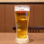しんぱち食堂 - 2024.3 生ビール アサヒスーパードライ  ジョッキ（165円）