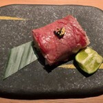 すすきの焼肉きらく - 肉寿司