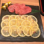 すすきの焼肉きらく - スーパーネギタン塩