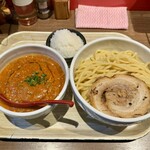 らーめん蓮 - チゲ味噌つけめん 1300円＋大盛 150円