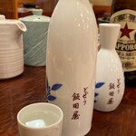 どぜう飯田屋 - 日本酒 月桂冠(燗)(ニ合)