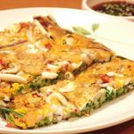 Seafood green onion pancake