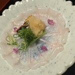 俵屋旅館 - 穴子のお刺身
