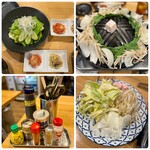 大衆ジンギスカン酒場 東京ラムストーリー - サラダと前菜・野菜・卓上調味料