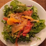 所沢の個室イタリアン キャンティーナ - サラダ&ドリンクセットのサラダ ¥300(税別)