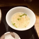 名北飯店 - 玉子スープ