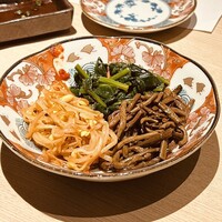 炭火和牛焼肉もうもう亭 広小路店 - ナムル盛り合わせ