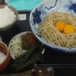 番本製麺所 - 卵かけ麺・大+Aセット=900円
