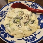 金町製麺 - 牡蠣のクリーム煮