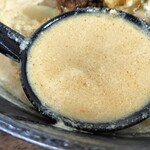 麺処 ごまや - ごま温度のスープ