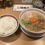 Nikutama Chuukasoba Renjishi - 肉玉中華そば950円、ライス150円