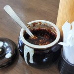 麺処 ごまや - 卓上の調味料