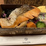 SALON GINZA SABOU - 銀鮭海苔弁