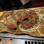 Kaise Mmonja Ebizou - おススメです。豚肉のニンニク炒め　酒のアテにピッタリ