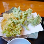 手打そば 野の花庵 - 野菜天ぷら単品