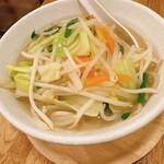 らーめんシゲトミ - たっぷり野菜たんめん　1100円