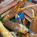 民宿　えの本 - 特大の活松葉蟹
