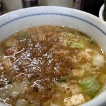 食堂ミサ - 味噌つけ麵（スープ）