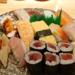 Fuku sushi - ランチ一人前半　￥1500