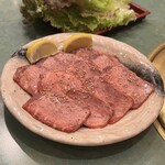 焼肉 大喜 - 上タン塩焼き