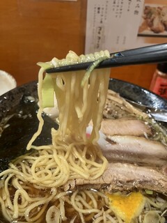Chuukasoba Hanada - 麺の感じ