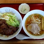 東華 - カルビ丼セット＠1200円