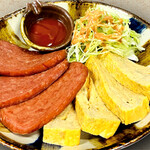 沖縄料理ちぬまん - ポークも美味しいけど出し巻き玉子がもっと美味しい