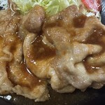 味処いしづか - 生姜焼きアップ