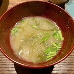 日々魚数寄 東木 - お味噌汁 とろろ