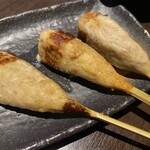 Sumibi Izakaya En - 生つくね串⑥私達には焼きが足らず…