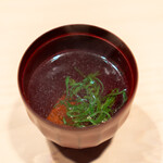 Sushi Onikai Kakeni - 九条葱と鮪のお椀