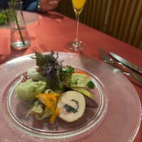 Ristorante 美郷 - 前菜　芽キャベツのフリットが絶品でした