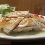 キッチン ブルー グローブ - 正面から、重ねるとかなりの量ですね、１つサービスかな？