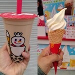 MIXUE - パールミルクティー HOT M・プレオープン中360円以上購入でいただける雪王マウンテンソフト