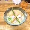 Menya Sen - 鶏白湯(追い飯付き)の味玉トッピング