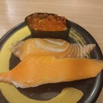 すし江戸 - サーモン三点盛