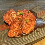 炭火焼ホルモン ぐう - ■ハラミ　特製タレ　¥1.200
            めちゃくちゃ美味しい！