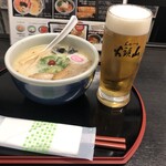 Ramen Santouka - ビール♡嬉し