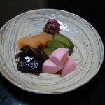 先斗町 卯月 - 漬物盛り合わせ