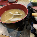 歩 - ホタテの味噌汁