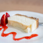 パスタ食堂 たこやき SORA - 2024.3 デザート（220円）ベイクドレアチーズ
