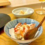 鮨おばな - 香ばしいタレが美味しい、定番、海老小丼