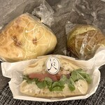 MAISON KAYSER SHOP - チャバタグランデ、抹茶と柚木のパン、ニース風サンド