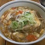 Kuma ya - 親子うどん（ごはん無し）　６５０円