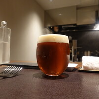 イル アオヤマ - ペアリングとは別に最初はビール♪