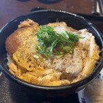 のらや - 丼とミニうどんのセット、かつ丼セット1210円かけうどん選択